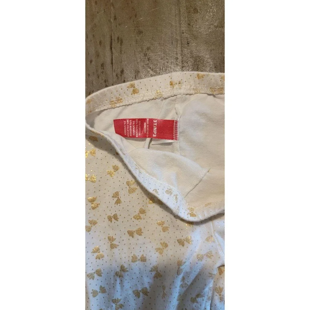 White bow youth‎ leggings
